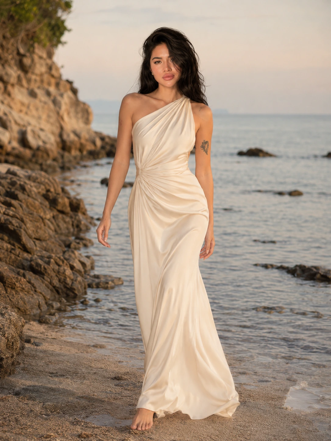 Dawn Silk Gown